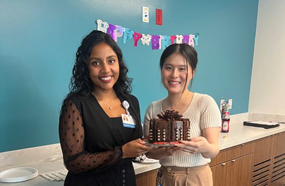 Drs. Joseph and Wu on their BIRTHDAY!